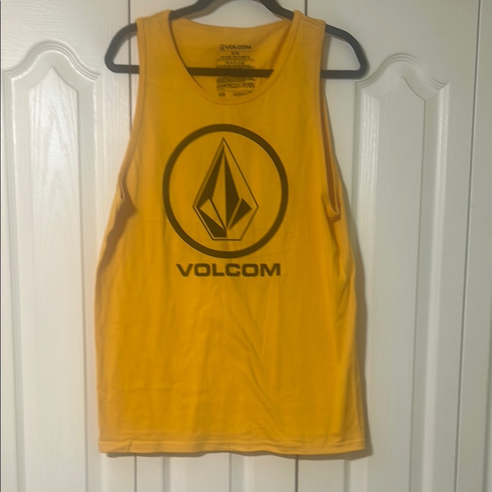 Volcom Mustard Sleeveless Top. NWOT